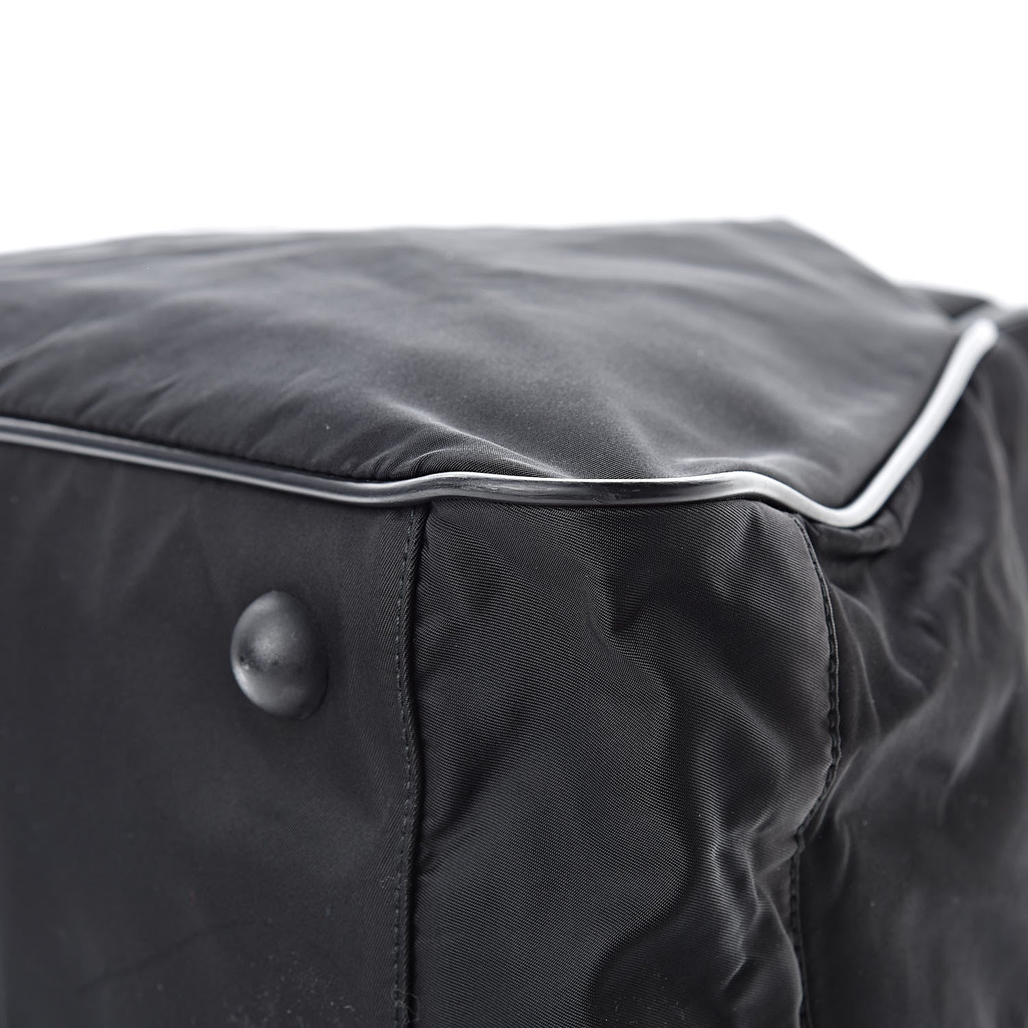 Prada Tessuto Nylon Top Handle Bag Black 12 of 14
