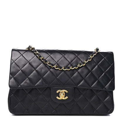 Chanel Lambskin Quilted Medium Double Flap Black 1 of 4
