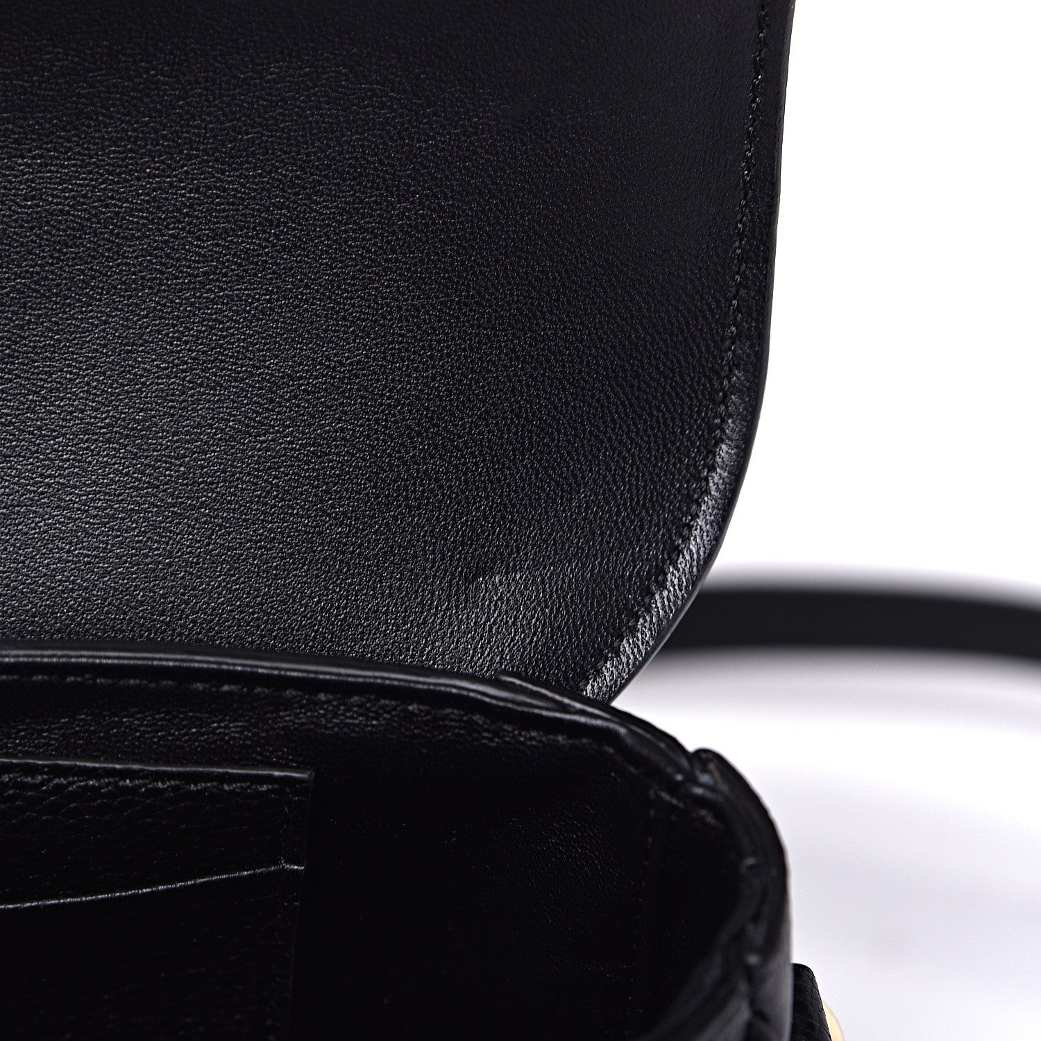 Celine Grained Calfskin Besace Small 16 Black 8 of 11