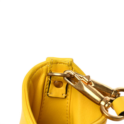 Valentino Garavani Nappa Stud Sign Hobo Bright Lemon 14 of 14