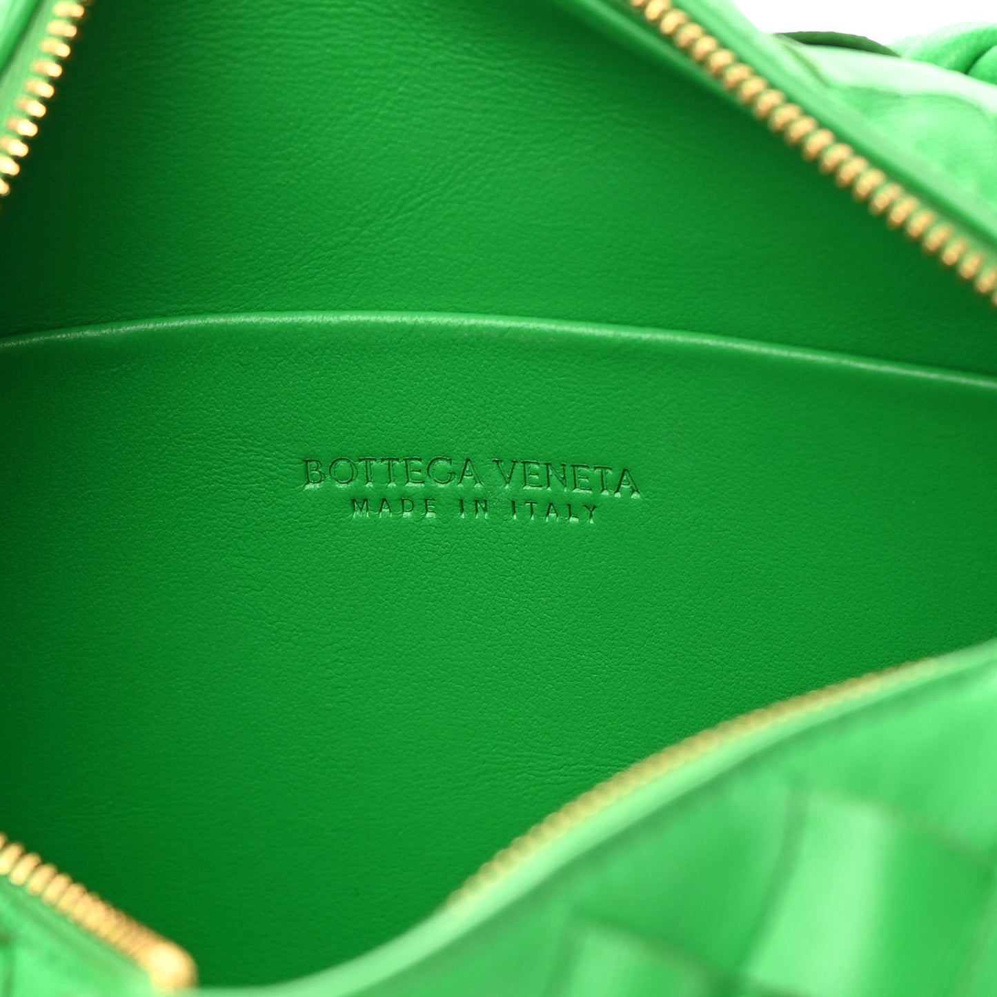 Nappa Intrecciato Mini Loop Camera Bag Parakeet