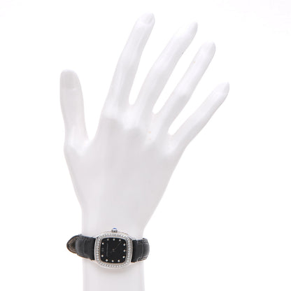 David Yurman Stainless Steel Alligator Diamond Bezel 25mm Thoroughbred Quartz Watch Black 2 of 11