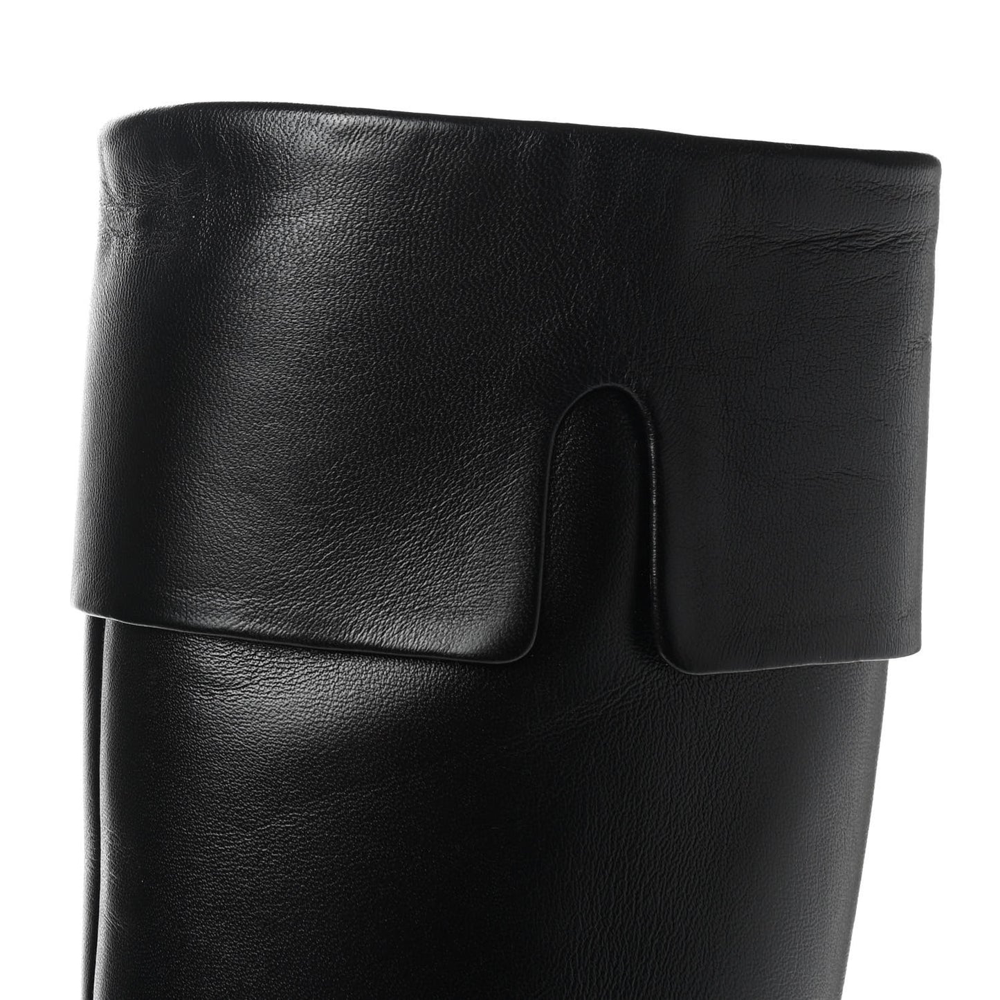 Lambskin High Boots 36 Black