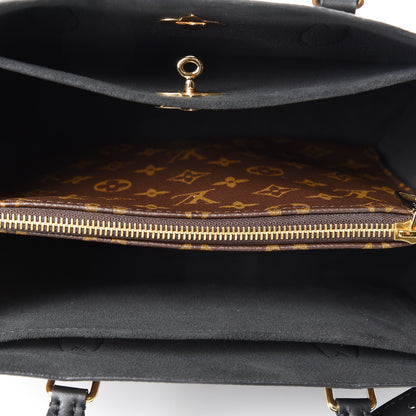 Louis Vuitton Monogram Flower Tote Black 4 of 10