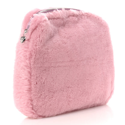 Chanel Shearling CC Flat Mules 37 Pink 12 of 19