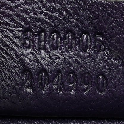 Gucci Satin Swarovski Crystal Clutch Purple 8 of 12