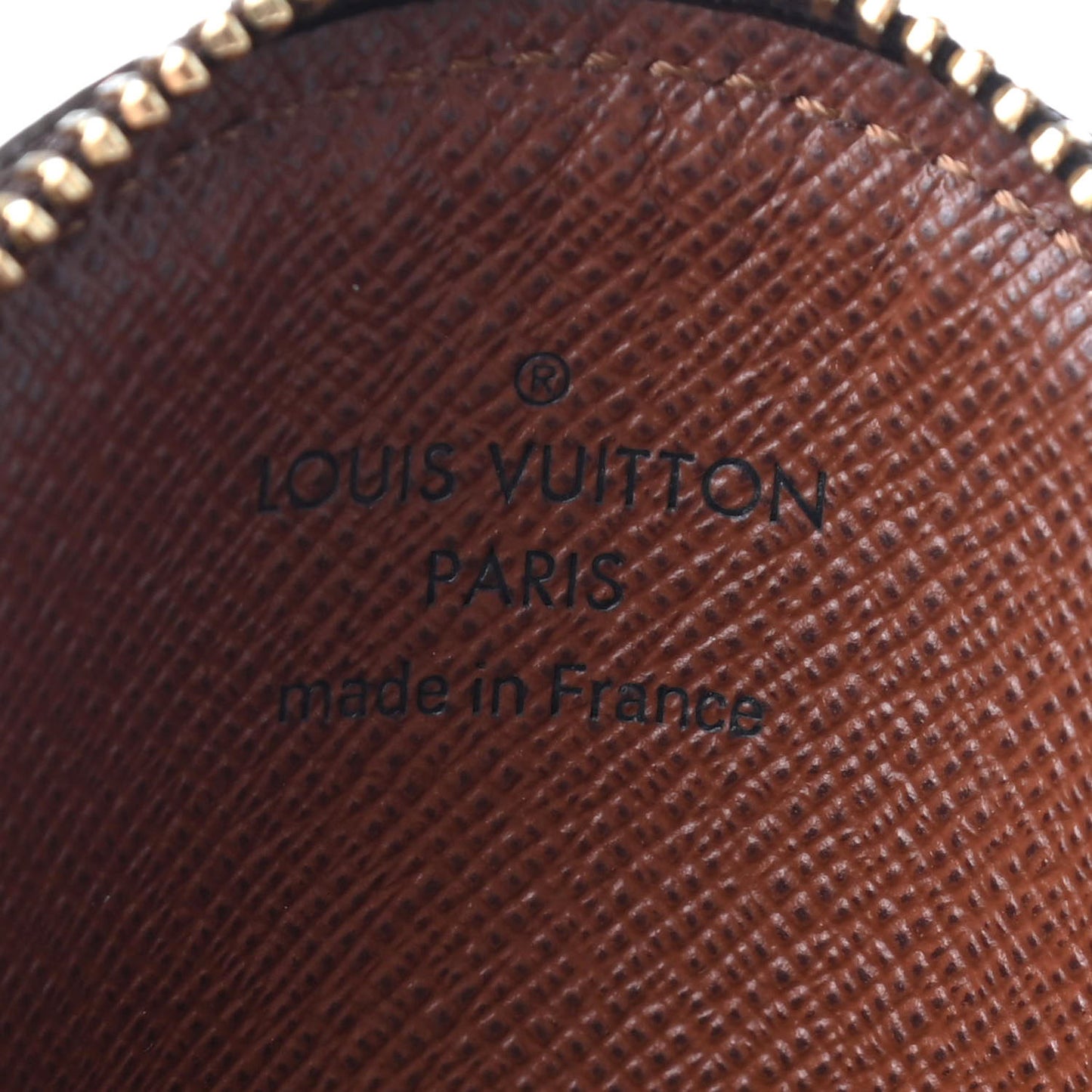 Monogram Round Coin Purse