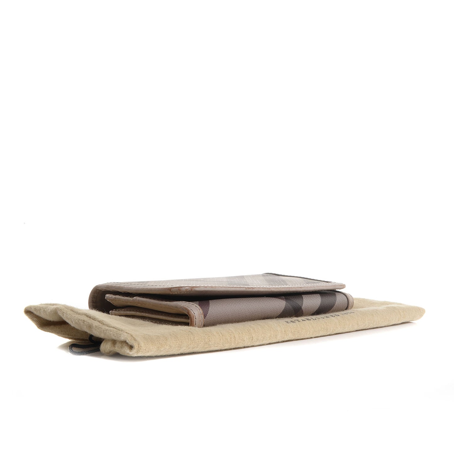 Smoked Check Penrose Continental Wallet