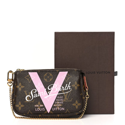 Louis Vuitton Monogram V Porto Cervo Mini Pochette Accessories Rose Ballerine 11 of 11