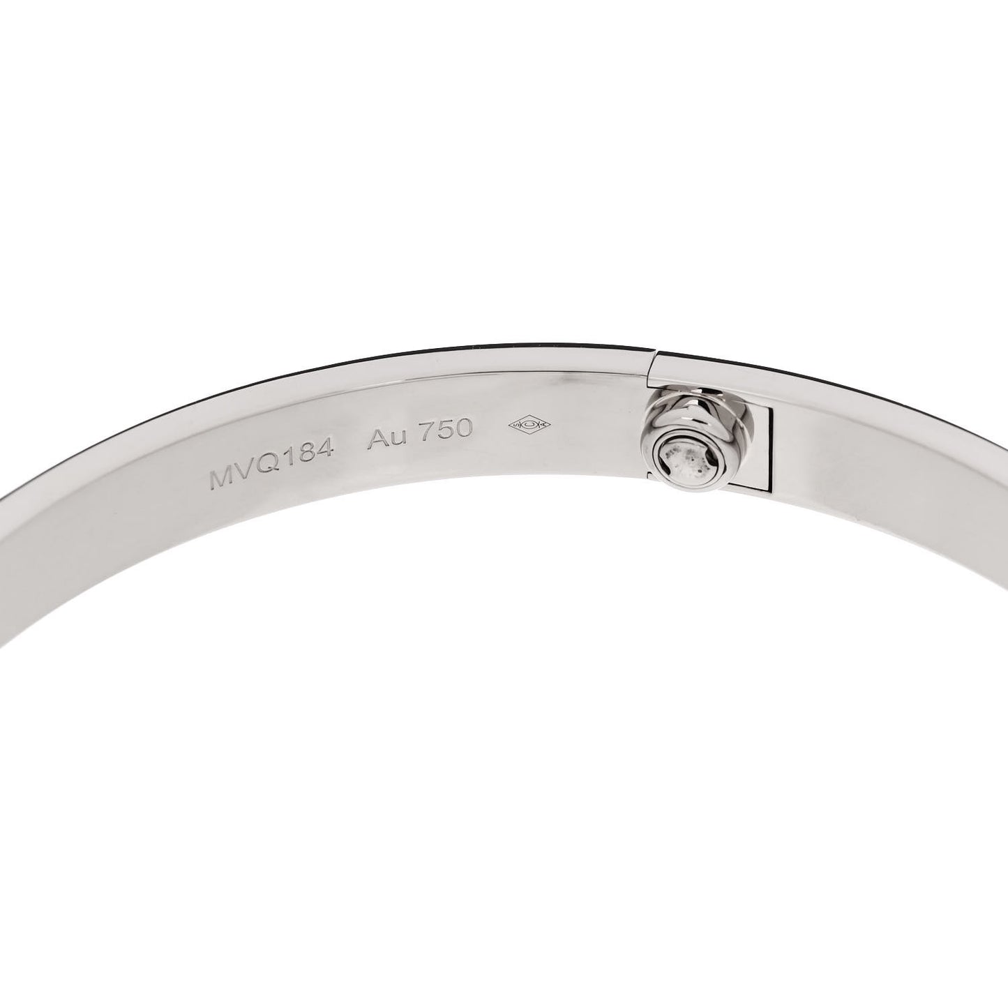 18K White Gold LOVE Bracelet 21