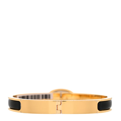 Hermes Enamel Mini Clic Chaine d'Ancre Bracelet PM Black 3 of 5
