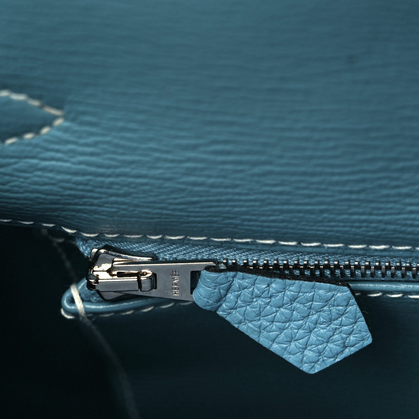 Togo Birkin 35 Blue Jean