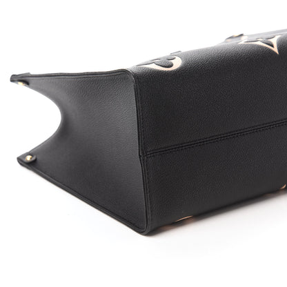 Louis Vuitton Empreinte Monogram Giant Onthego MM Black Beige 6 of 10