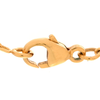 Hermes Lacquered Gold Mini Pop H Pendant Necklace Black 7 of 7