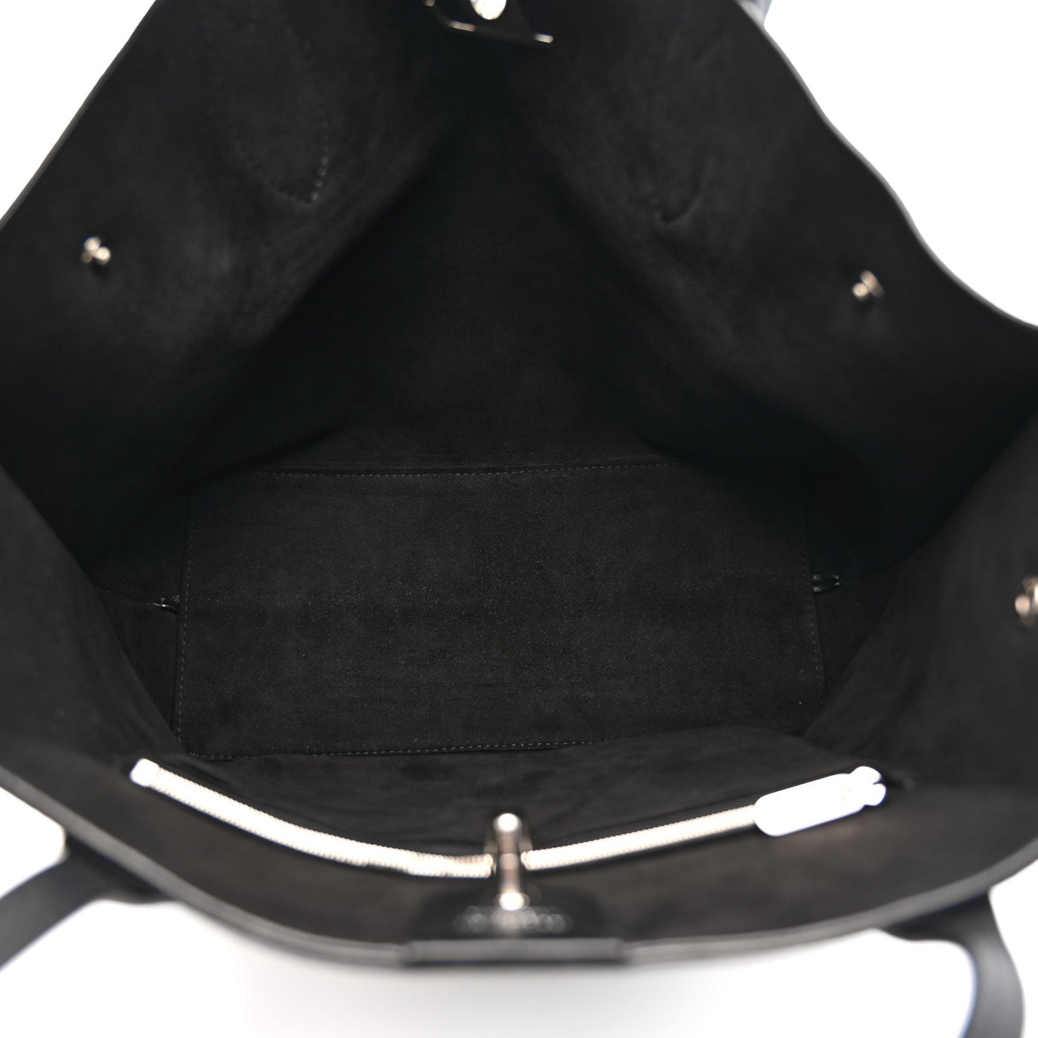 Louis Vuitton Calfskin Lockme Go Tote Black 5 of 9