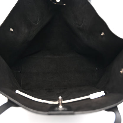 Louis Vuitton Calfskin Lockme Go Tote Black 5 of 9
