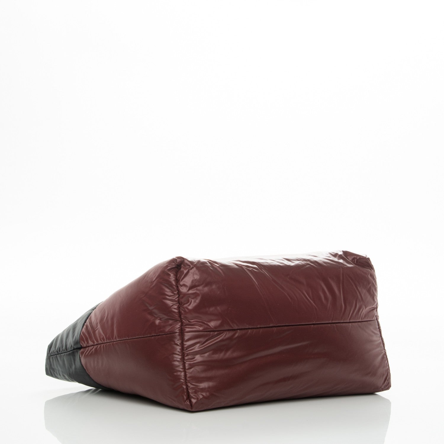 Chanel Nylon Quilted Coco Cocoon Medium Reversible Tote Black Red 7 of 7