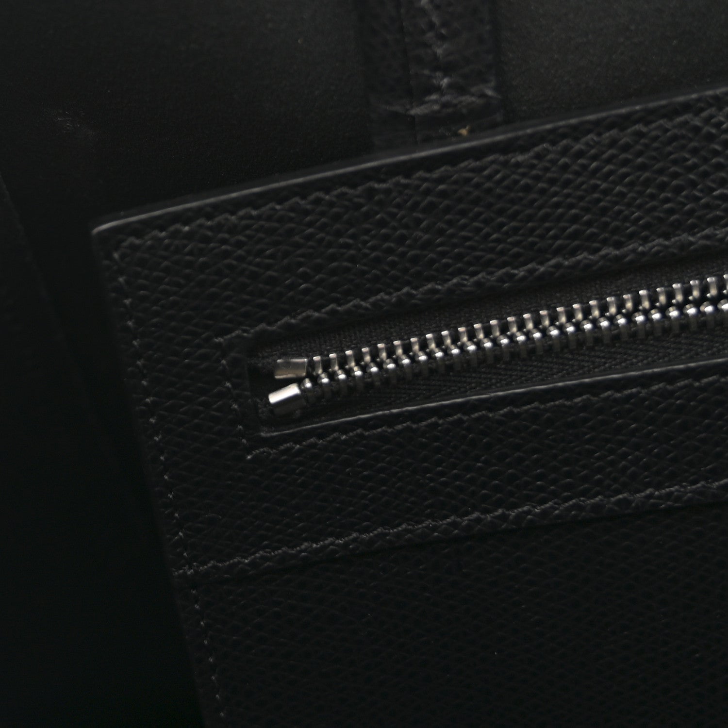 Celine Grained Calfskin Small Vertical Cabas Black 11 of 11