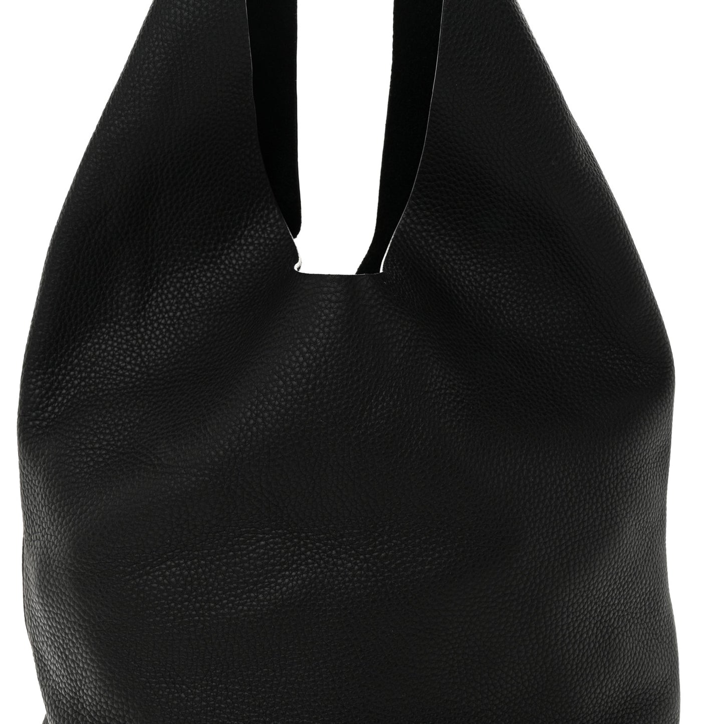 Grained Calfskin Bindle Three Bag Black