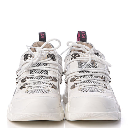 Gucci X SEGA Mesh Calfskin Suede Womens Flashtrek Sneakers 36.5 Great White 2 of 15