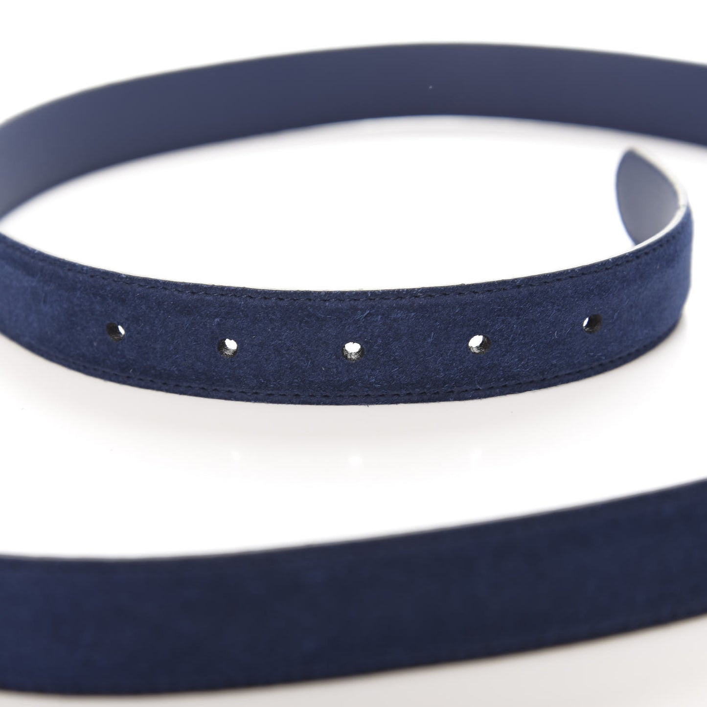 Suede Icaro G Cube 25mm Belt 100 40 Dark Navy