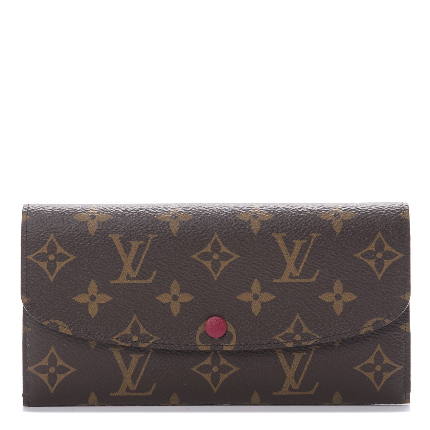 Monogram Emilie Wallet Red