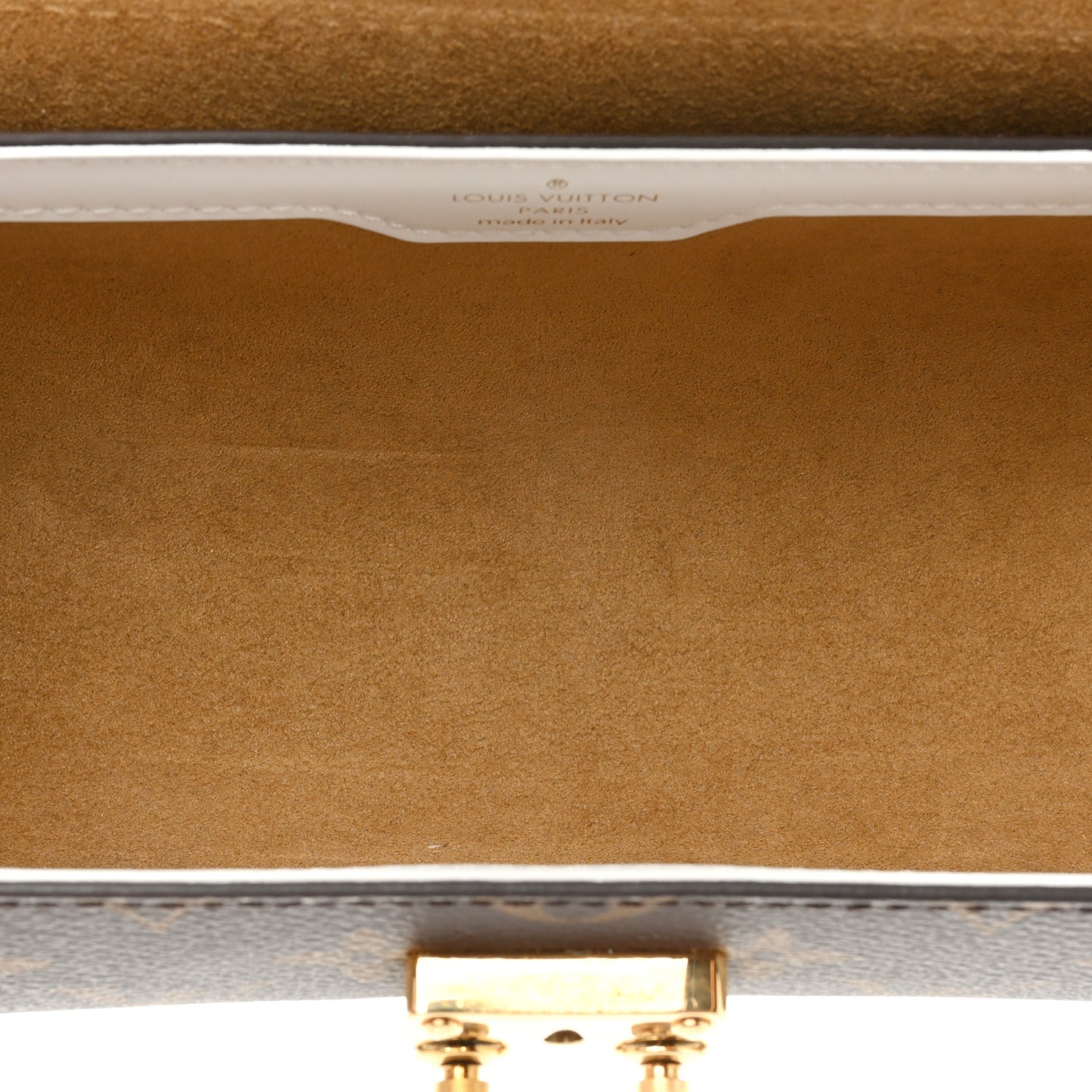 Monogram LV Match Papillon Trunk White