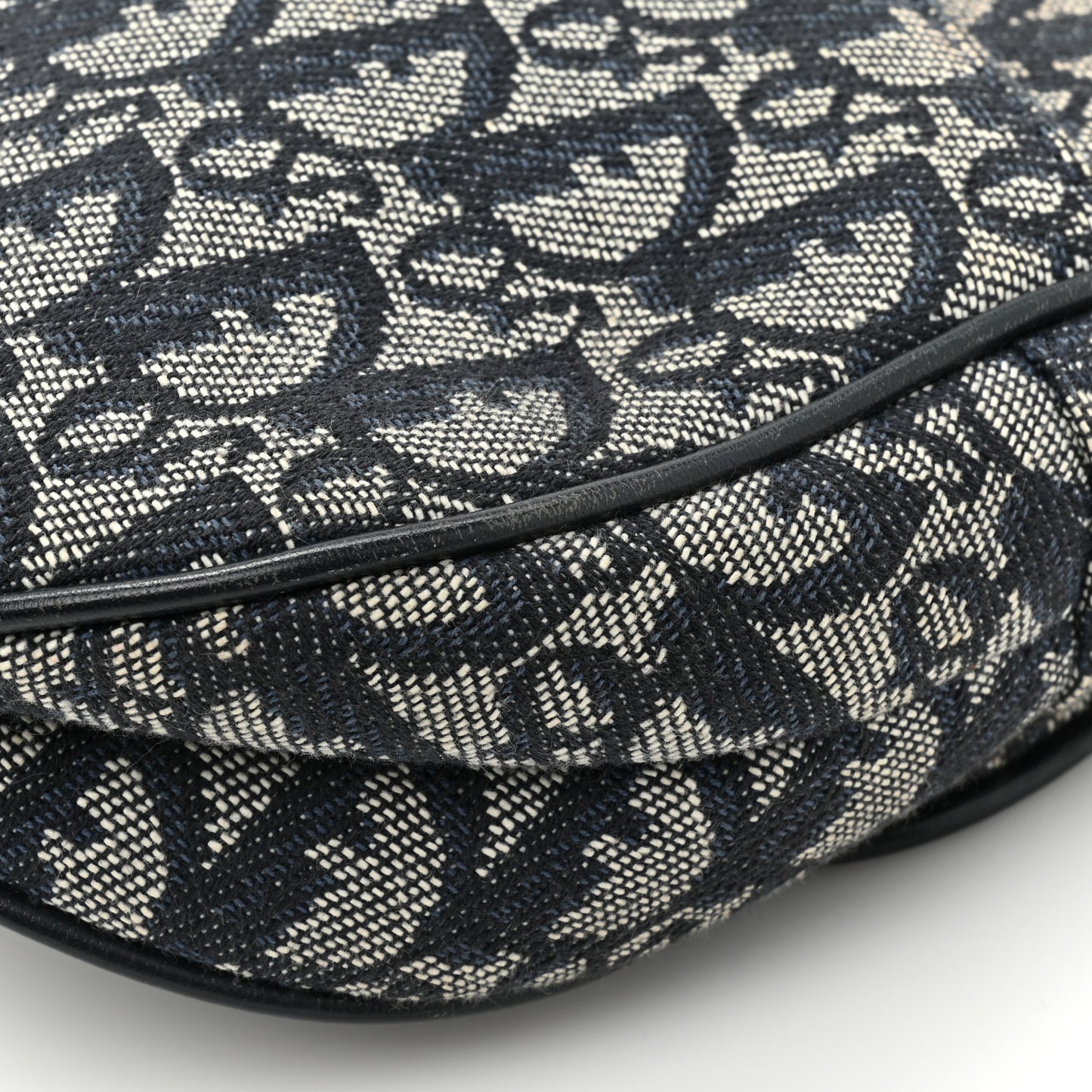 Monogram Saddle Bag Blue