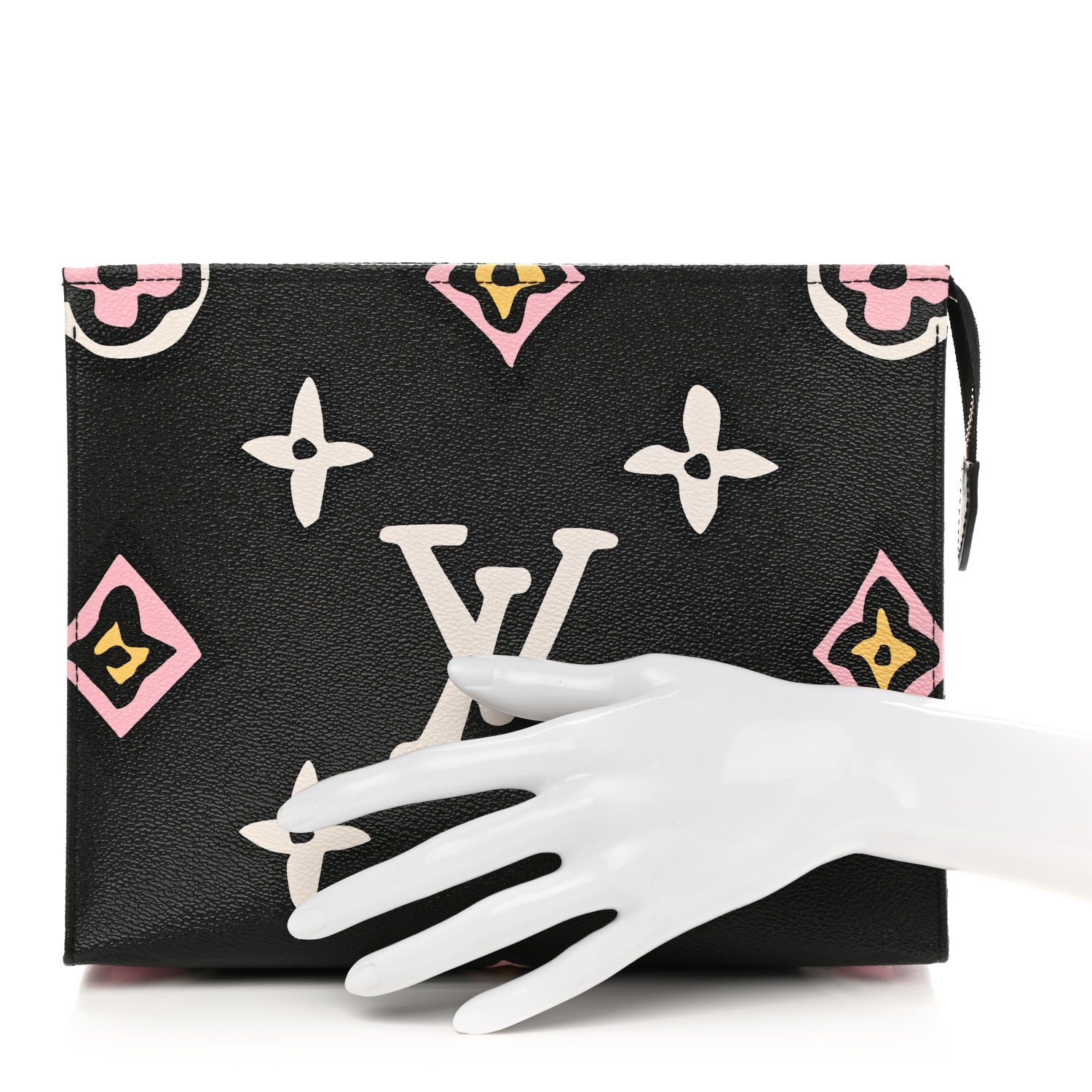 Louis Vuitton Monogram Giant Wild At Heart Toiletry Pouch 26 Black 2 of 7