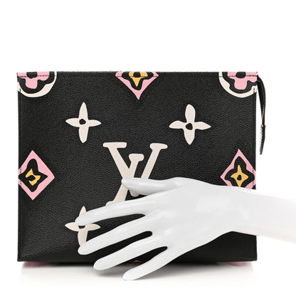 Louis Vuitton Monogram Giant Wild At Heart Toiletry Pouch 26 Black 2 of 7