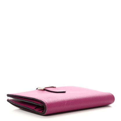 Hermes Epsom Bearn Compact Wallet Rose Pourpre 4 of 12