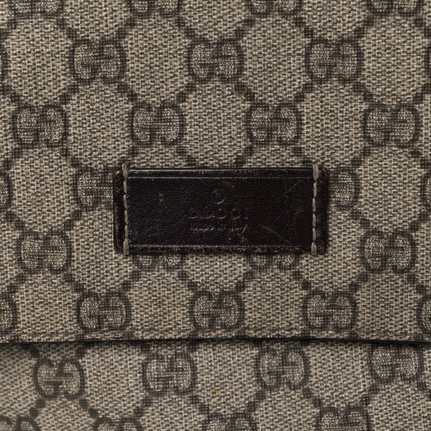 Gucci GG Plus Monogram Messenger Diaper Bag Dark Brown 21 of 32