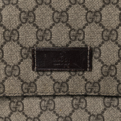 Gucci GG Plus Monogram Messenger Diaper Bag Dark Brown 21 of 32