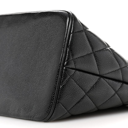 Chanel Caviar Quilted Medallion Tote Black 10 of 13