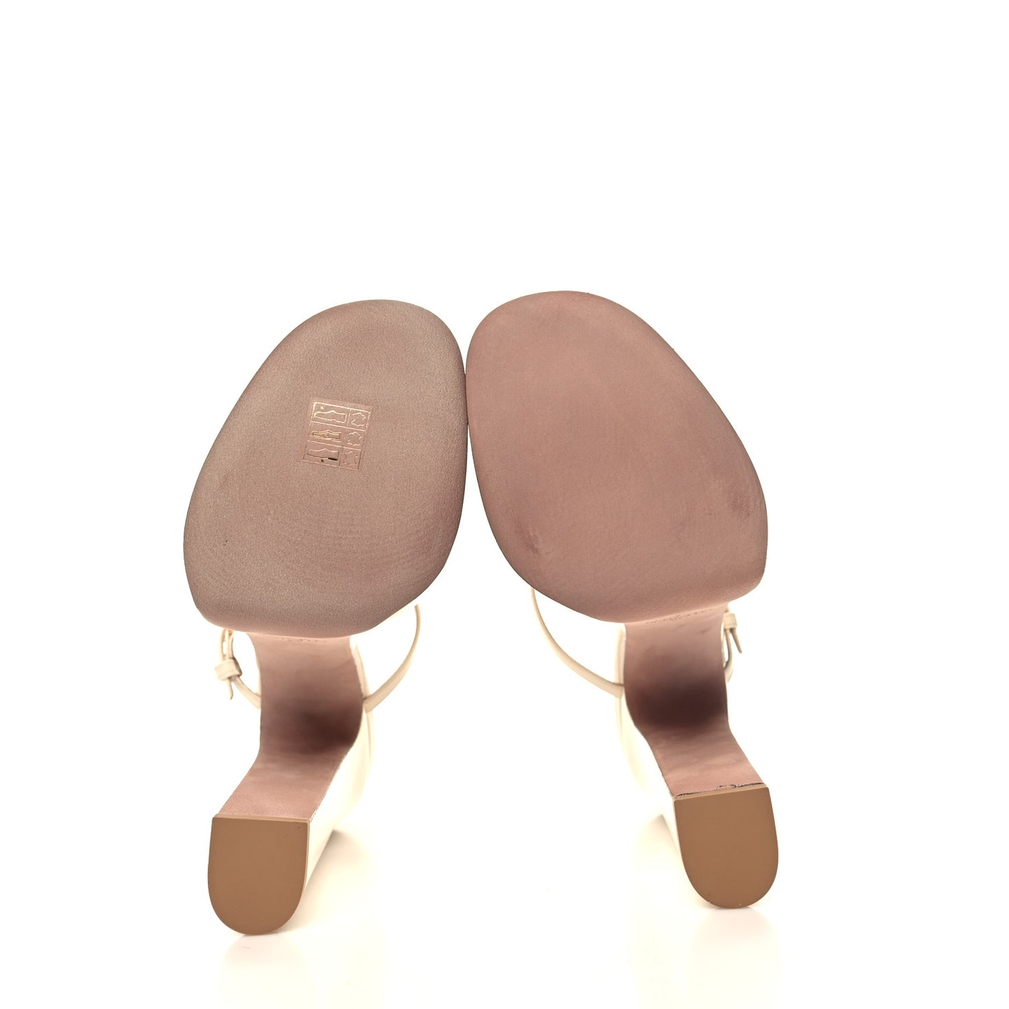 Patent Tan-Go 55/155mm Platform Slide Sandals 37 Light Ivory
