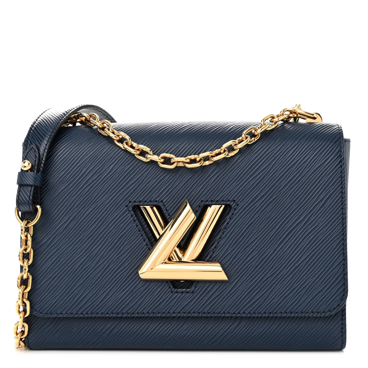 Louis Vuitton Epi Twist Shoulder Bag MM Indigo 1 of 9