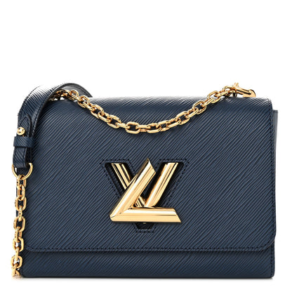 Louis Vuitton Epi Twist Shoulder Bag MM Indigo 1 of 9