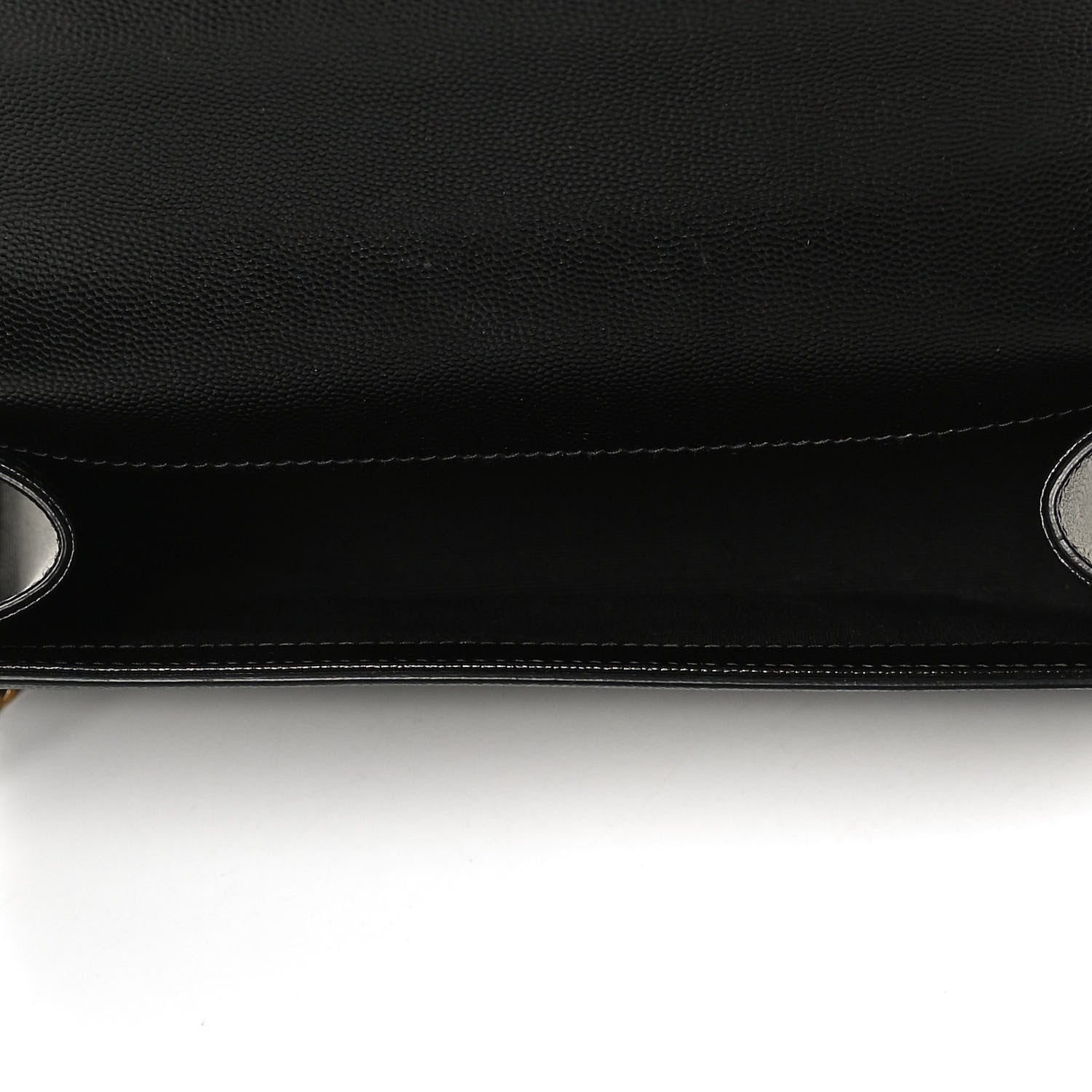 Saint Laurent Grain De Poudre Medium Classic Monogram Kate Satchel Black 5 of 10