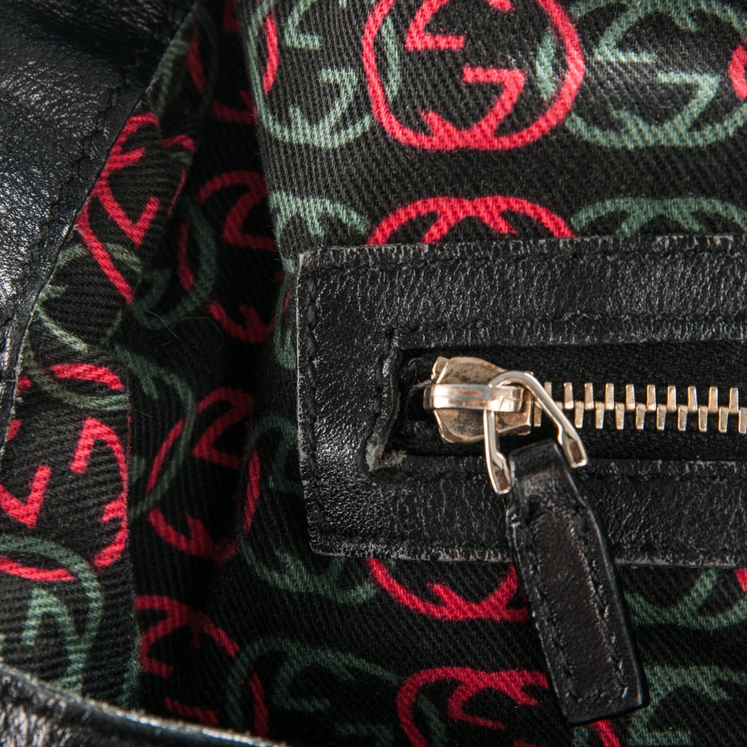 Gucci Calfskin Large Britt Shoulder Bag Black 6 of 9