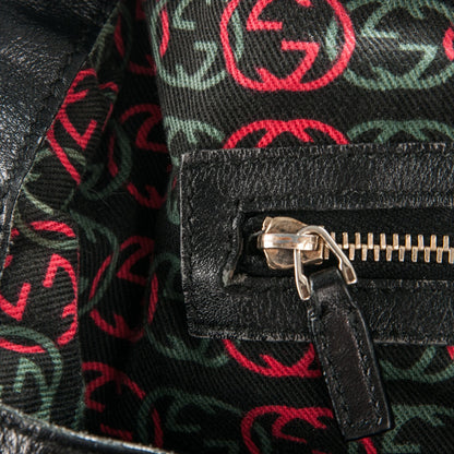 Gucci Calfskin Large Britt Shoulder Bag Black 6 of 9