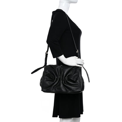 Valentino Garavani Smooth Calfskin Bloomy Crossbody Bag Black 2 of 9