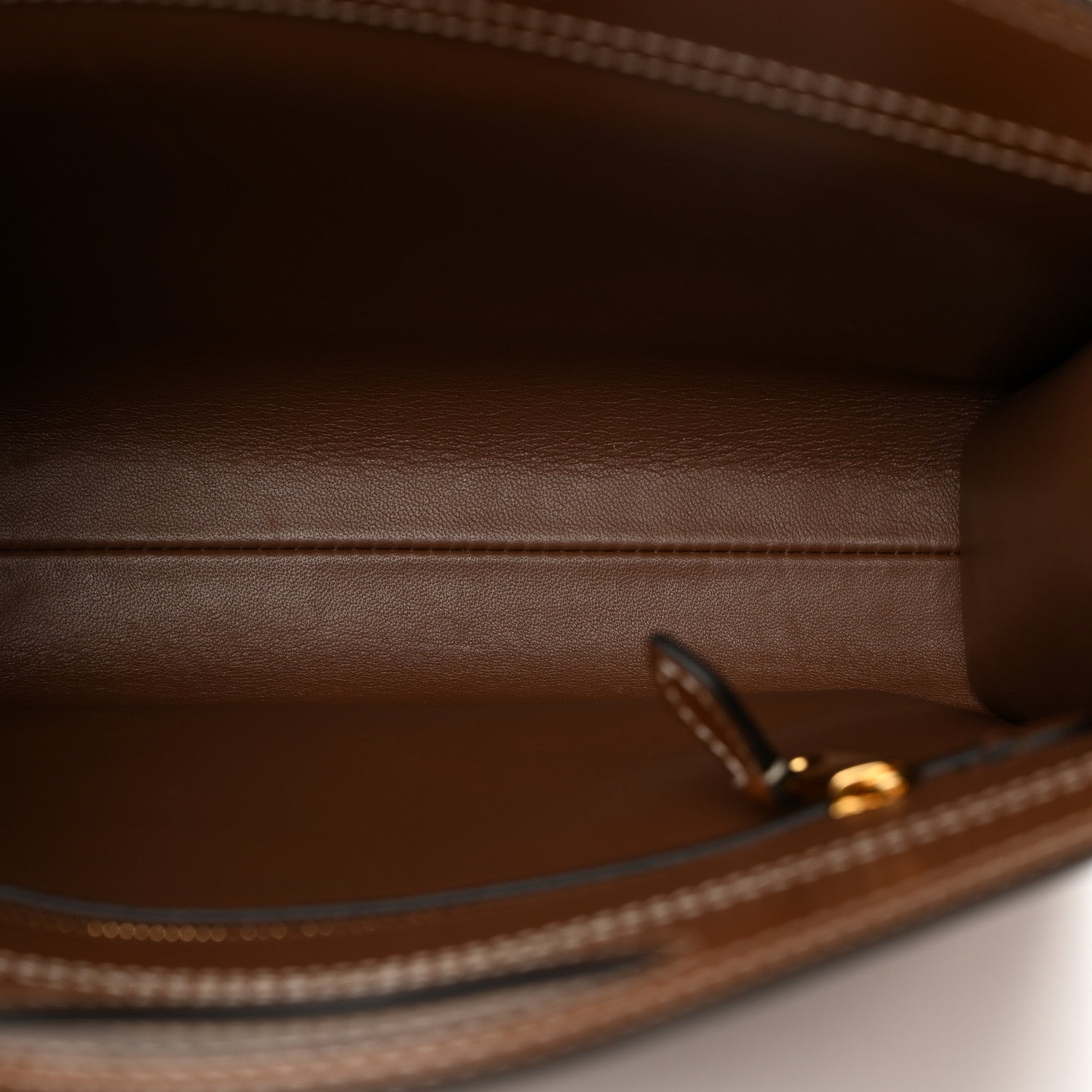 Burberry Smooth Calfskin Mini Pocket Bag Malt Brown 5 of 12