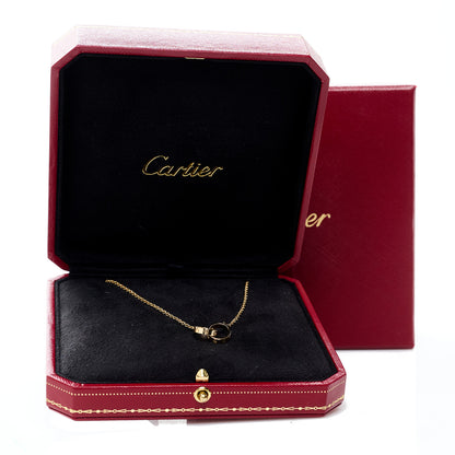 Cartier 18K Yellow Gold Interlocking LOVE Necklace 9 of 9