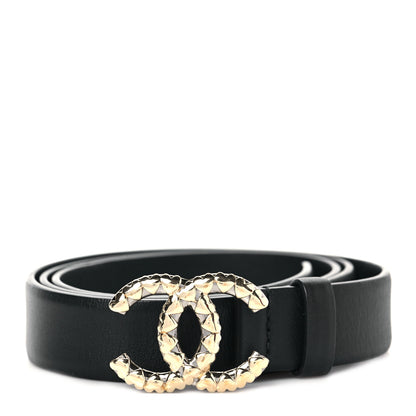 Chanel Calfskin CC Belt 90 36 Black 1 of 5