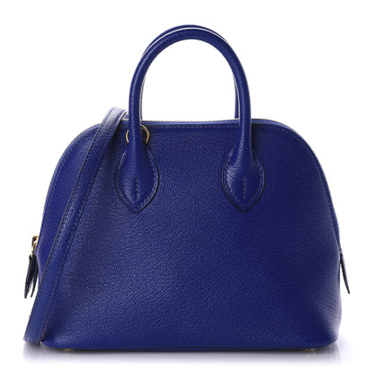 Hermes Chevre Mysore Mini 1923 Bolide Bleu Electrique 1 of 10