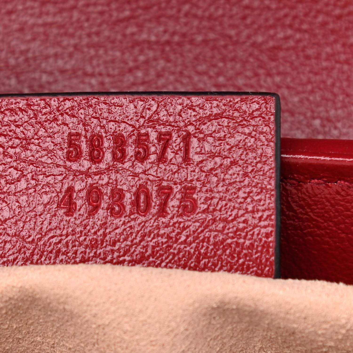 Gucci Vintage Effect Calfskin Matelasse Diagonal Mini Torchon GG Marmont Top Handle Shoulder Bag Black Romantic Cherry 7 of 10