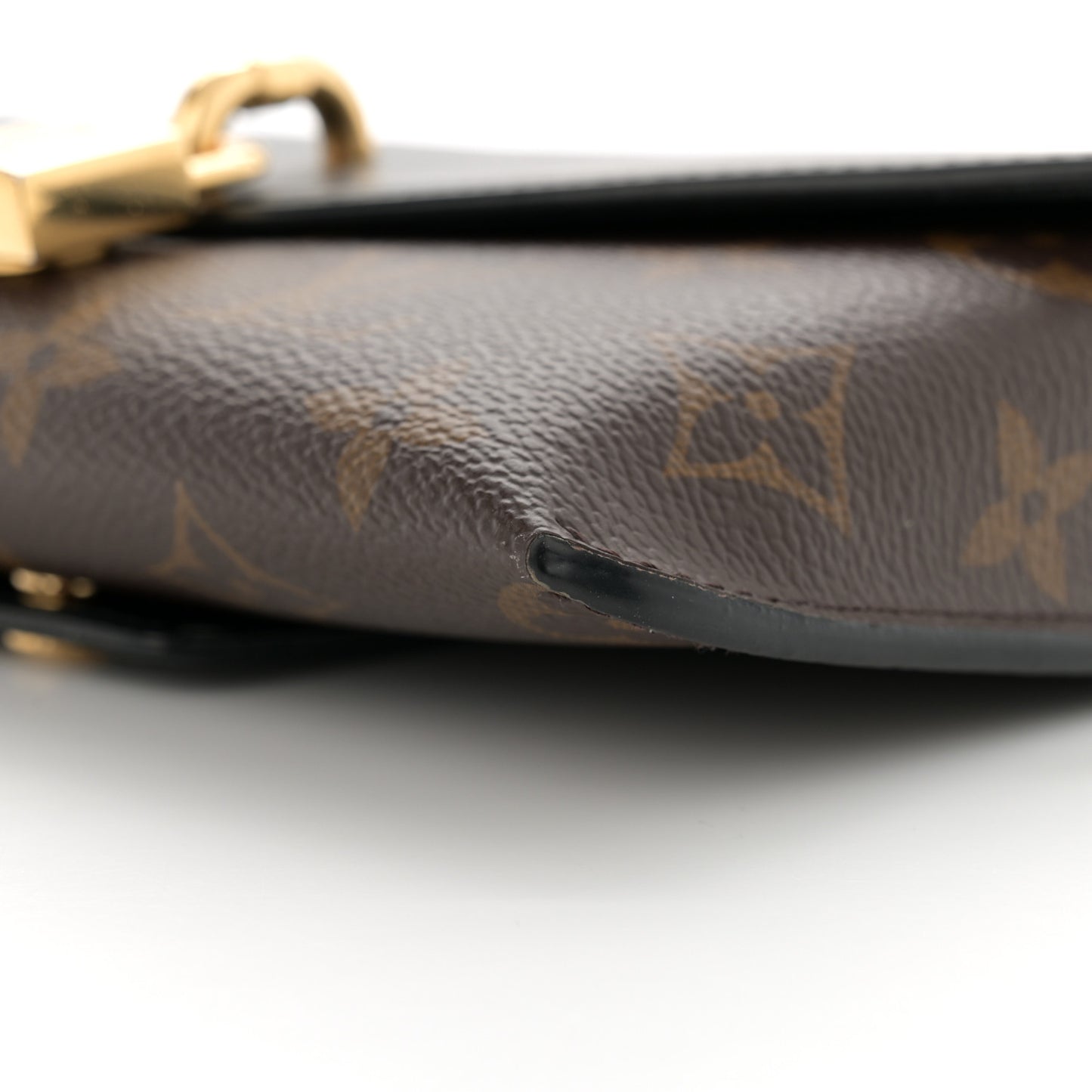 Monogram Padlock On Strap Black