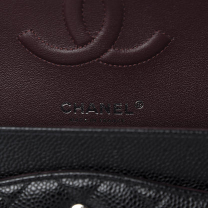 Chanel Caviar Quilted Medium Double Flap Black 8 of 9