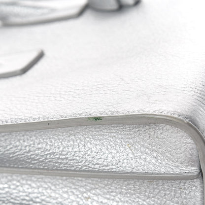 Saint Laurent Metallic Calfskin Small Sac De Jour Silver 8 of 9