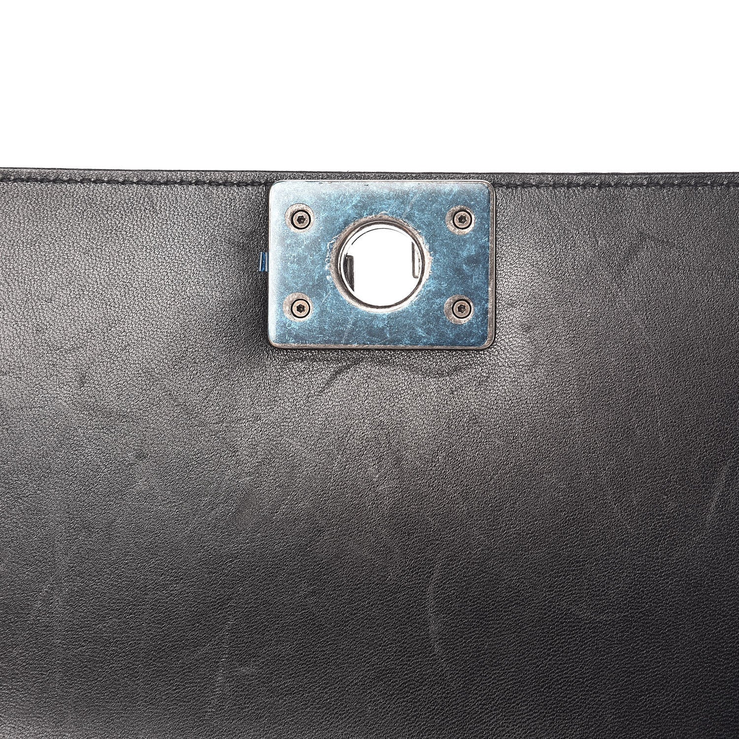Chanel Glazed Calfskin Medium Boy Flap Black 10 of 14
